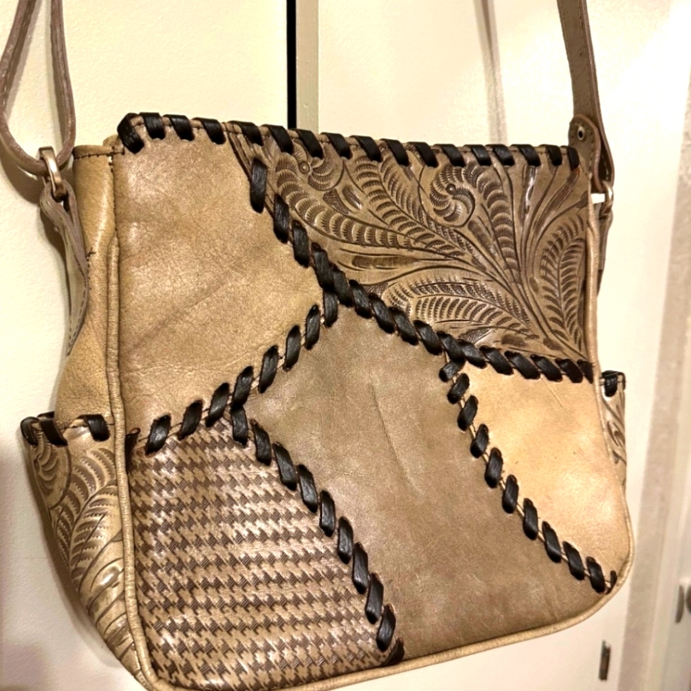 - - American West Gypsy Patch crossbody